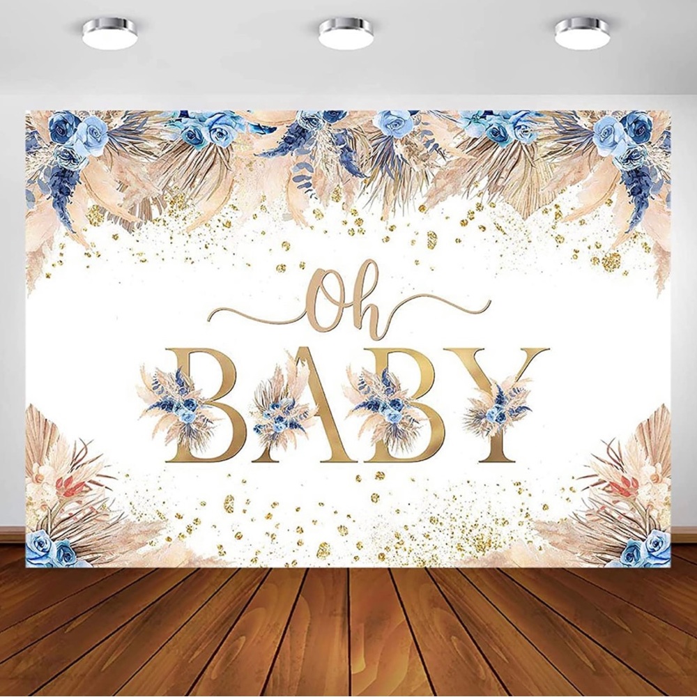 baby shower back drop- NEVER USED